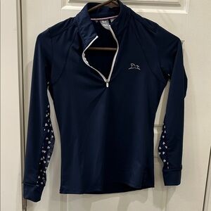 Kerrits Kids Jacket in Navy Blue with Heart Accents